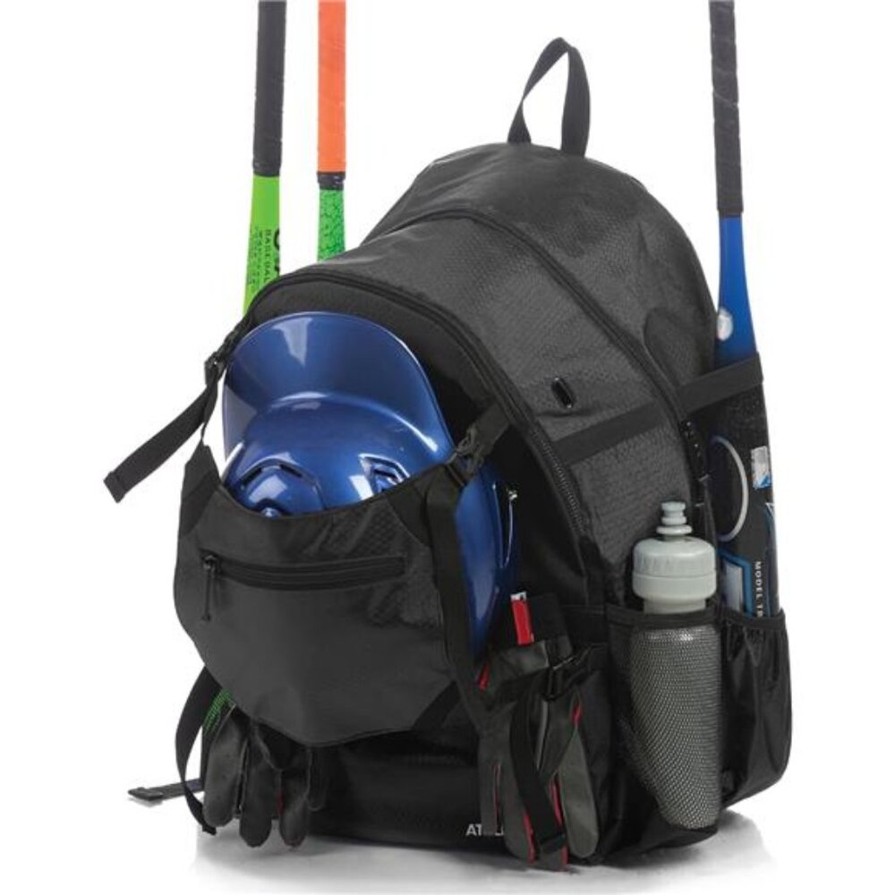 Baseball Bag-Baseball Backpack With External Helmet Holder for Baseball